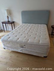 MaxSold Auction: Full-sized Bed, headboard, mattress and boxspring - Saanich (British Columbia, Canada) PARTNER MANAGED Downsizing Online Auction - Gordon Point Drive