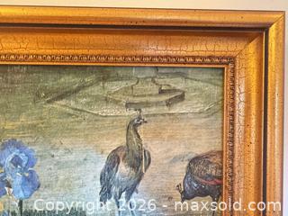 MaxSold Auction: Gilded-Framed Chinoiserie Floral Giclée Print (Portrait) - Saanich (British Columbia, Canada) PARTNER MANAGED Downsizing Online Auction - Gordon Point Drive