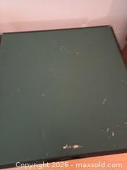 MaxSold Auction: Green Square Metal Folding Card Table - Saanich (British Columbia, Canada) PARTNER MANAGED Downsizing Online Auction - Gordon Point Drive