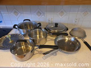 MaxSold Auction: Heritage & Cuisinart Stainless Steel Cookware Set, 8+ pcs - Saanich (British Columbia, Canada) PARTNER MANAGED Downsizing Online Auction - Gordon Point Drive