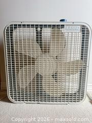MaxSold Auction: Lasko Box Fan Style ECN 322 (ECN322) White - Saanich (British Columbia, Canada) PARTNER MANAGED Downsizing Online Auction - Gordon Point Drive