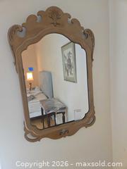 MaxSold Auction: Ornate Rococo Painted Wood Wall Mirror - Saanich (British Columbia, Canada) PARTNER MANAGED Downsizing Online Auction - Gordon Point Drive