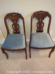 MaxSold Auction: Pair of Wooden Dining Chairs - Saanich (British Columbia, Canada) PARTNER MANAGED Downsizing Online Auction - Gordon Point Drive