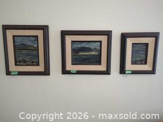 MaxSold Auction: Set of 4 Patricia O'Hara Signed Framed Paintings - Saanich (British Columbia, Canada) PARTNER MANAGED Downsizing Online Auction - Gordon Point Drive