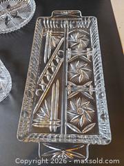 MaxSold Auction: Set of 6 Clear Cut Glass Crystal Bowls, Tray & Candy Dish - Saanich (British Columbia, Canada) PARTNER MANAGED Downsizing Online Auction - Gordon Point Drive