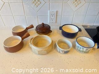MaxSold Auction: Set of 7 Small Mixed Ceramic & Porcelain Ramekins/ Soup bowls - Saanich (British Columbia, Canada) PARTNER MANAGED Downsizing Online Auction - Gordon Point Drive