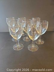 MaxSold Auction: Set of 8 Small Stemmed White Wine Glasses - Saanich (British Columbia, Canada) PARTNER MANAGED Downsizing Online Auction - Gordon Point Drive