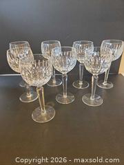 MaxSold Auction: Set of 8 Waterford Crystal Wine Glasses - Saanich (British Columbia, Canada) PARTNER MANAGED Downsizing Online Auction - Gordon Point Drive