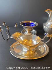 MaxSold Auction: Silver-Plated Brass Serveware Set - Saanich (British Columbia, Canada) PARTNER MANAGED Downsizing Online Auction - Gordon Point Drive