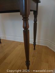 MaxSold Auction: Traditional Solid Wood Side/Accent Table - Saanich (British Columbia, Canada) PARTNER MANAGED Downsizing Online Auction - Gordon Point Drive