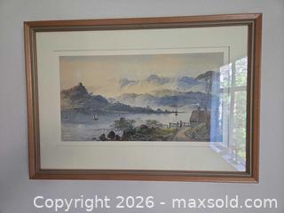 MaxSold Auction: Two Framed Landscape Prints - Saanich (British Columbia, Canada) PARTNER MANAGED Downsizing Online Auction - Gordon Point Drive