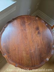 MaxSold Auction: Victorian Rococo Revival Solid Wood Side Table & Parlor Chair - Saanich (British Columbia, Canada) PARTNER MANAGED Downsizing Online Auction - Gordon Point Drive