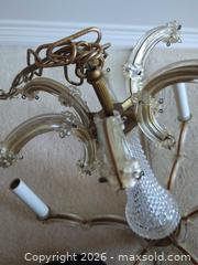 MaxSold Auction: Vintage Cut-Glass 6-Light Chandelier - Saanich (British Columbia, Canada) PARTNER MANAGED Downsizing Online Auction - Gordon Point Drive