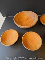 MaxSold Auction: Wooden Salad Bowl Set, 5 Pieces - Saanich (British Columbia, Canada) PARTNER MANAGED Downsizing Online Auction - Gordon Point Drive