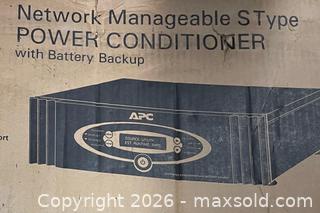MaxSold Auction: APC Network Manageable S Type Power Conditioner w/ Battery Backup - Toronto (Ontario, Canada) SELLER MANAGED Moving Online Auction - Kennedy Road (STORAGE)