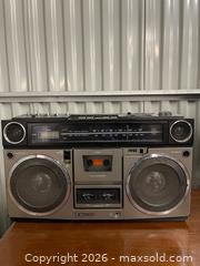 MaxSold Auction: Sanyo Stereo Cassette Recorder with Quartz Clock 4-Band M-9990 - Toronto (Ontario, Canada) SELLER MANAGED Moving Online Auction - Kennedy Road (STORAGE)