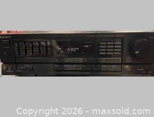 MaxSold Auction: Vintage Sony STR-AV500 Stereo Receiver (TESTED) - Toronto (Ontario, Canada) SELLER MANAGED Moving Online Auction - Kennedy Road (STORAGE)