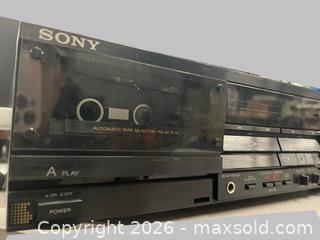 MaxSold Auction: Vintage Sony TC-WR800 Dual Cassette Deck - Toronto (Ontario, Canada) SELLER MANAGED Moving Online Auction - Kennedy Road (STORAGE)