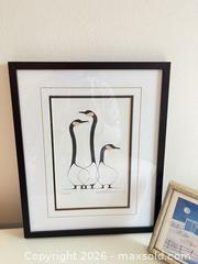 MaxSold Auction: Benjamin Chee Chee Framed Print with Small Framed Winter Scene - Greater Sudbury (Ontario, Canada) PARTNER MANAGED Moving Online Auction - Regent Street (CONDO)