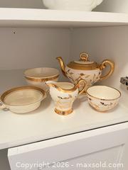 MaxSold Auction: Burleigh Porcelain Teapot, Sugar Bowl & Dessert Bowls, England - Greater Sudbury (Ontario, Canada) PARTNER MANAGED Moving Online Auction - Regent Street (CONDO)
