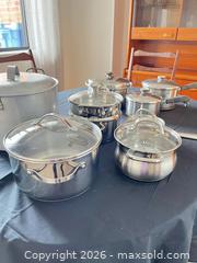 MaxSold Auction: Cuisinart & Unbranded Stainless Steel/Aluminum Cookware Set - Greater Sudbury (Ontario, Canada) PARTNER MANAGED Moving Online Auction - Regent Street (CONDO)