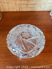 MaxSold Auction: In the dining room hutch Cut Glass Lead Crystal Starburst Bowls with Salt & Pepper - Greater Sudbury (Ontario, Canada) PARTNER MANAGED Moving Online Auction - Regent Street (CONDO)
