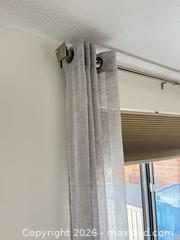 MaxSold Auction: Light Gray Curtain Panels, Rod, Valance & Levolor Shade - Greater Sudbury (Ontario, Canada) PARTNER MANAGED Moving Online Auction - Regent Street (CONDO)