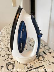 MaxSold Auction: Panasonic Steam Iron with Full-Size Ironing Board - Greater Sudbury (Ontario, Canada) PARTNER MANAGED Moving Online Auction - Regent Street (CONDO)