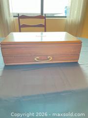 MaxSold Auction: Rogers Bros (1847) Silver Plate Flatware Set with Wood Chest - Greater Sudbury (Ontario, Canada) PARTNER MANAGED Moving Online Auction - Regent Street (CONDO)