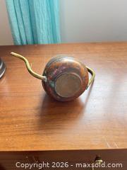 MaxSold Auction: Vintage Copper & Brass Watering Can / ceramic Teapot Kettle (decor) - Greater Sudbury (Ontario, Canada) PARTNER MANAGED Moving Online Auction - Regent Street (CONDO)
