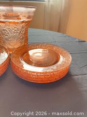 MaxSold Auction: Vintage Depression Glass Salad Plates, Vase & Candy Dish - Greater Sudbury (Ontario, Canada) PARTNER MANAGED Moving Online Auction - Regent Street (CONDO)