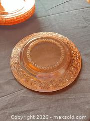 MaxSold Auction: Vintage Depression Glass Salad Plates, Vase & Candy Dish - Greater Sudbury (Ontario, Canada) PARTNER MANAGED Moving Online Auction - Regent Street (CONDO)