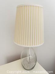 MaxSold Auction: White Solid Wood Nightstand with Lamp, 3 Drawers - Greater Sudbury (Ontario, Canada) PARTNER MANAGED Moving Online Auction - Regent Street (CONDO)