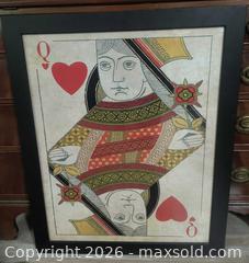 MaxSold Auction: 26" x 32" Wendover Playing Card 1 - Gloucester (Massachusetts, USA) SELLER MANAGED Downsizing Online Auction -  Fremont Street