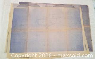 MaxSold Auction: 4 Commercial Fishing Boat Blueprints  - Gloucester (Massachusetts, USA) SELLER MANAGED Downsizing Online Auction -  Fremont Street