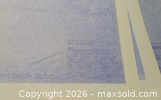 MaxSold Auction: 4 Commercial Fishing Boat Blueprints  - Gloucester (Massachusetts, USA) SELLER MANAGED Downsizing Online Auction -  Fremont Street