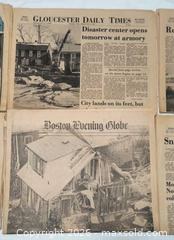 MaxSold Auction: Blizzard of '78 Newspapers - Gloucester (Massachusetts, USA) SELLER MANAGED Downsizing Online Auction -  Fremont Street