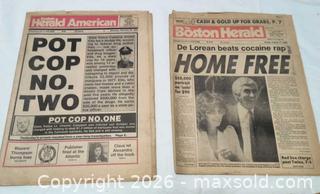 MaxSold Auction: Historic Crime Newspapers- Al Capone  - Gloucester (Massachusetts, USA) SELLER MANAGED Downsizing Online Auction -  Fremont Street