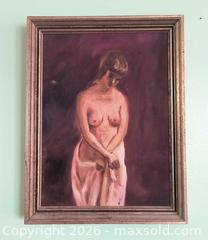 MaxSold Auction: Standing Female, Oil on Canvas  - Gloucester (Massachusetts, USA) SELLER MANAGED Downsizing Online Auction -  Fremont Street