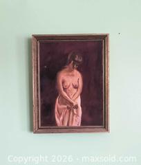 MaxSold Auction: Standing Female, Oil on Canvas  - Gloucester (Massachusetts, USA) SELLER MANAGED Downsizing Online Auction -  Fremont Street