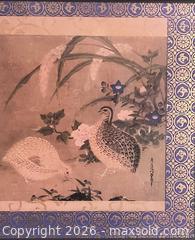 MaxSold Auction: Tosa Mitsuoki Quails and Flowers - Gloucester (Massachusetts, USA) SELLER MANAGED Downsizing Online Auction -  Fremont Street