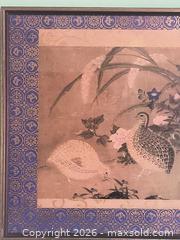 MaxSold Auction: Tosa Mitsuoki Quails and Flowers - Gloucester (Massachusetts, USA) SELLER MANAGED Downsizing Online Auction -  Fremont Street