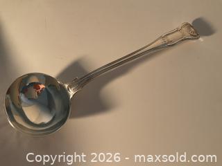 MaxSold Auction: 1845 high quality English sterling silver ladle (84 grams) - Ottawa (Ontario, Canada) SELLER MANAGED Downsizing Online Auction - Tall Forest Drive