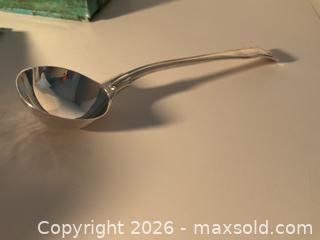 MaxSold Auction: 1845 high quality English sterling silver ladle (84 grams) - Ottawa (Ontario, Canada) SELLER MANAGED Downsizing Online Auction - Tall Forest Drive