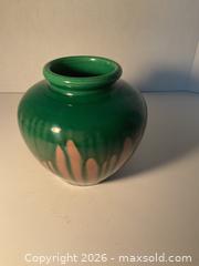 MaxSold Auction: 1920-30s Japanese Awaji pottery drip vase - Ottawa (Ontario, Canada) SELLER MANAGED Downsizing Online Auction - Tall Forest Drive
