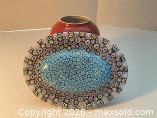 MaxSold Auction: 1920-30s Jed Robj, Paris vase & Murano millefori dish, Italy - Ottawa (Ontario, Canada) SELLER MANAGED Downsizing Online Auction - Tall Forest Drive