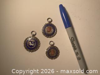 MaxSold Auction: 1930s Birmingham sterling & enamel football and school medals (37.25 grams) - Ottawa (Ontario, Canada) SELLER MANAGED Downsizing Online Auction - Tall Forest Drive