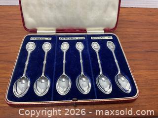 MaxSold Auction: 1936 Kings of England, Birmingham sterling silver spoons by Adie Brothers Ltd. - Ottawa (Ontario, Canada) SELLER MANAGED Downsizing Online Auction - Tall Forest Drive