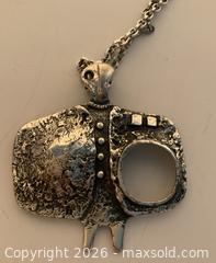 MaxSold Auction: 1960s-1970s brutalist Guy Vidal abstract pendant. - Ottawa (Ontario, Canada) SELLER MANAGED Downsizing Online Auction - Tall Forest Drive