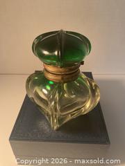MaxSold Auction: Antique art nouveau heavy iridescent ink well. - Ottawa (Ontario, Canada) SELLER MANAGED Downsizing Online Auction - Tall Forest Drive